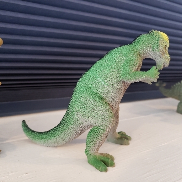 Lot of 5 Vintage Solid Hard Plastic Dinosaur Toys Figurines Figures Children Kid - Picture 7 of 15